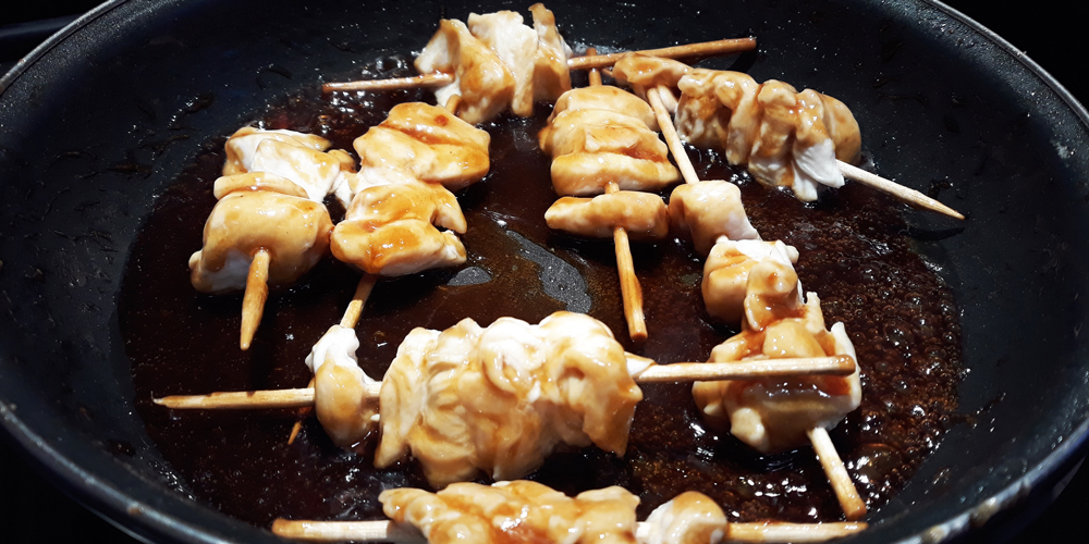 pollo teriyaki, paso 2