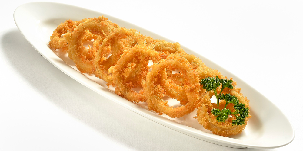 aros de cebolla al horno