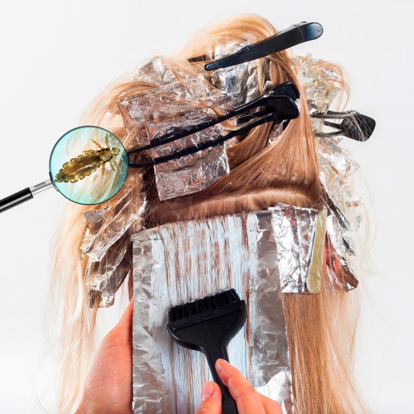 ¿Se puede usar champú antipiojos con el cabello recién teñido?