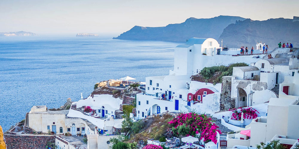 santorini de luna de miel