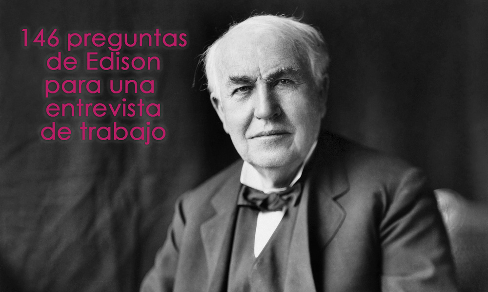 test de thomas alva edison para una entrevista de trabajo
