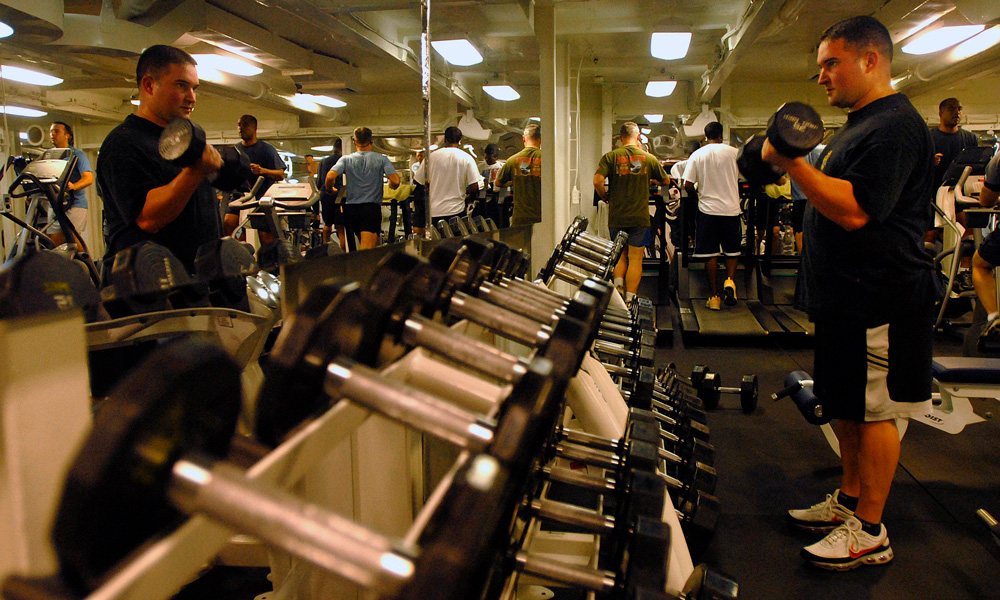 zonas con más gérmenes del gimnasio