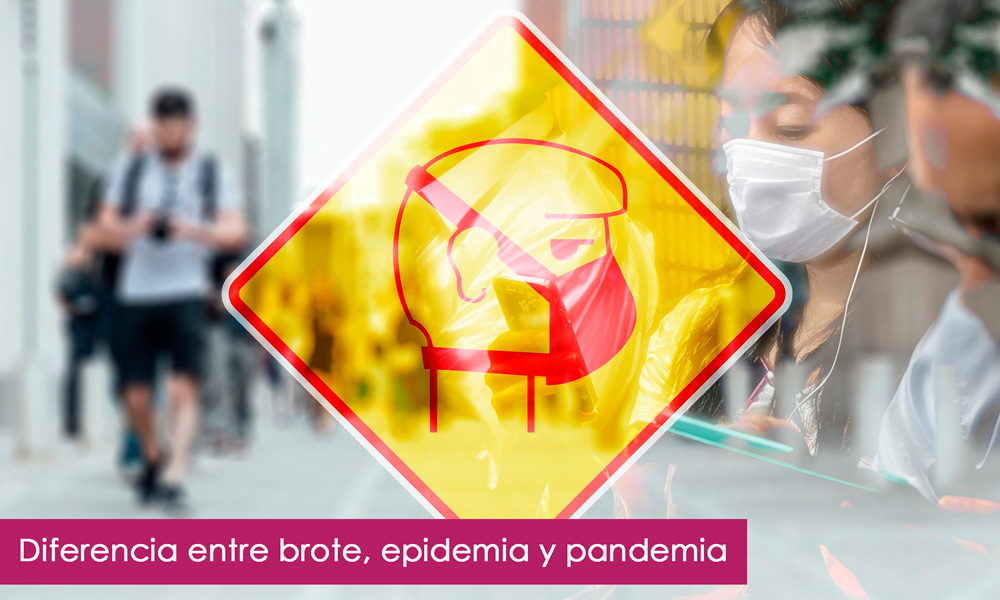 Brote, epidemia y pandemia, ¿cuál es la diferencia?