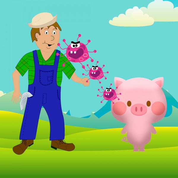 Cómo se transfieren los virus de animales a los humanos