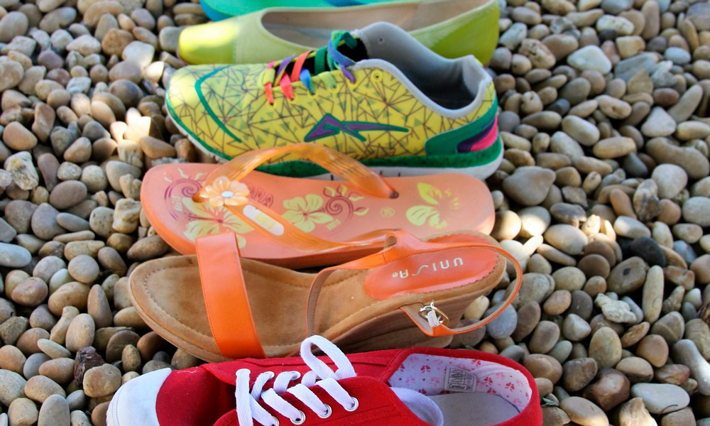 Calzado recomendado en verano y no recomendado