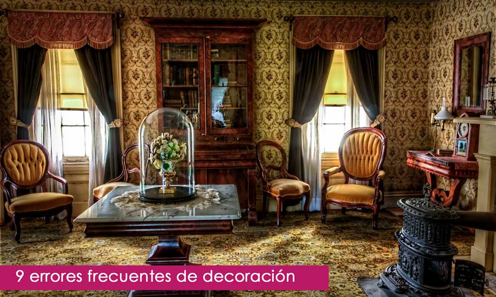 errores comunes de decoración