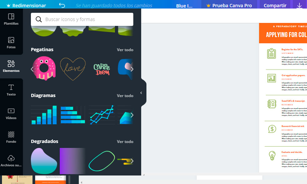 cómo usar canva, paso 3