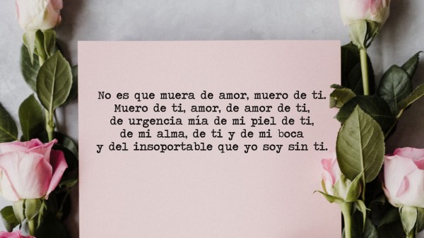 14 poemas de amor para regalar a tu pareja