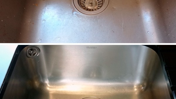 Cómo limpiar tu fregadero de acero inoxidable para que brille