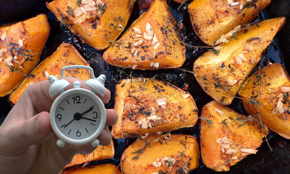 tiempo de asado de cada verdura