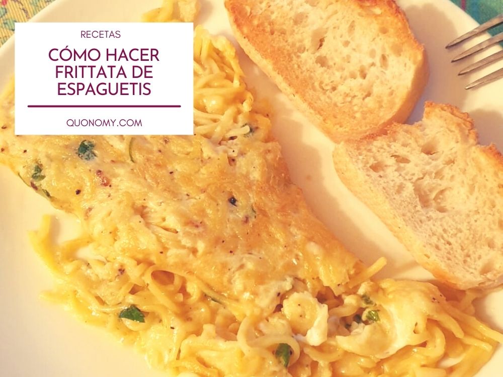 Frittata de espaguetis