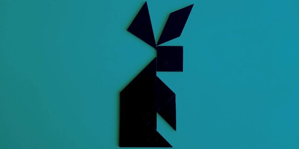 conejo de tangram