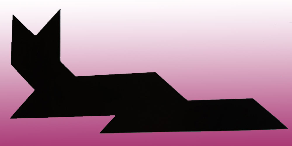 Gato. Figuras de tangram