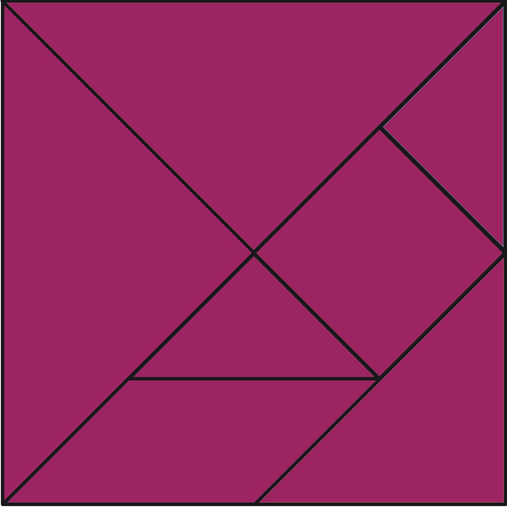 plantilla de tangram
