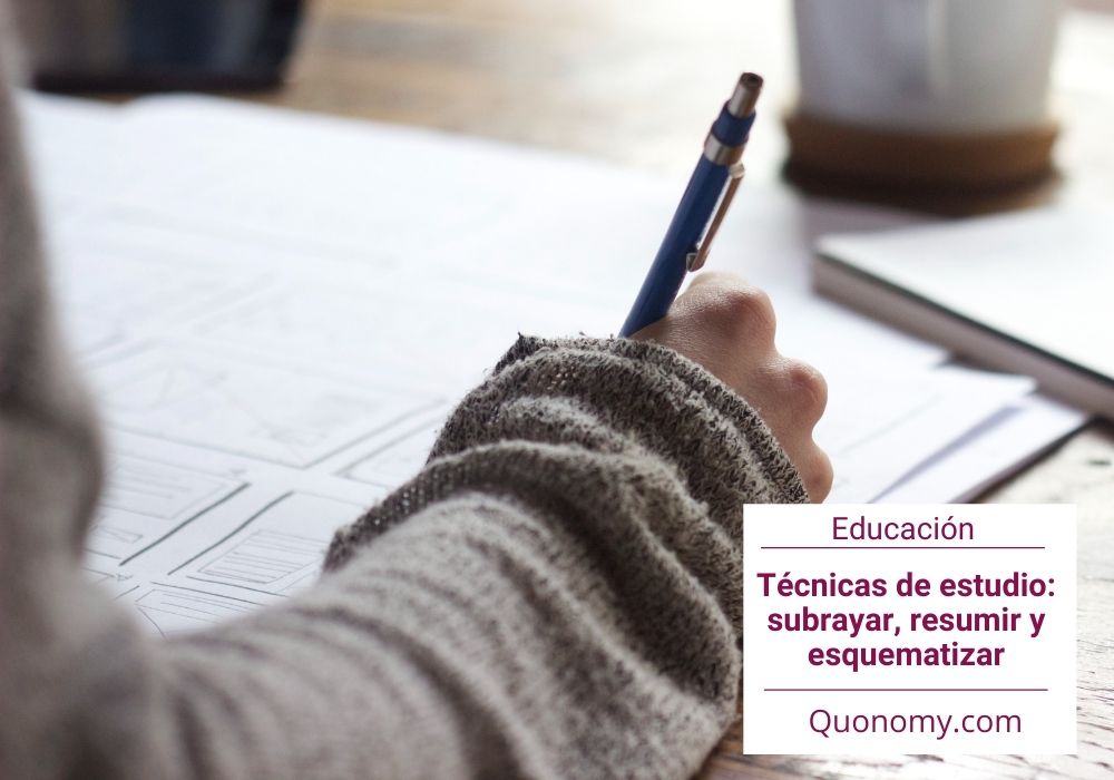 Técnicas para estudiar: subrayar, resumir y esquematizar