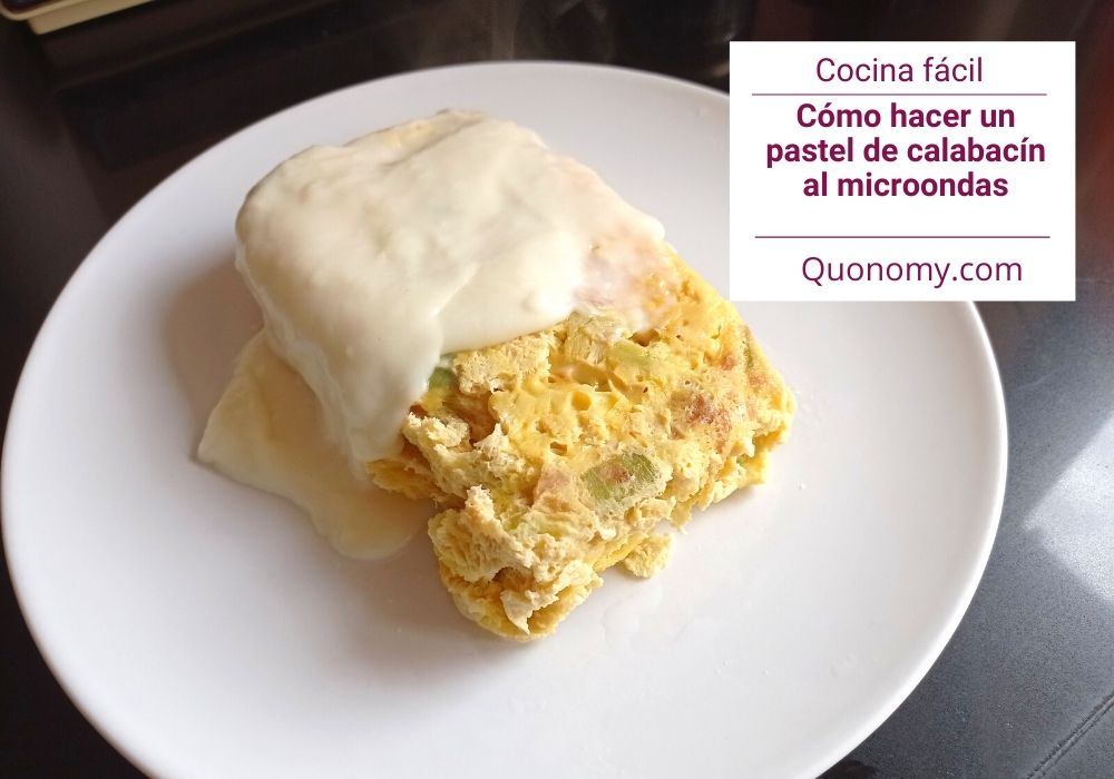 pastel de calabacín paso a paso