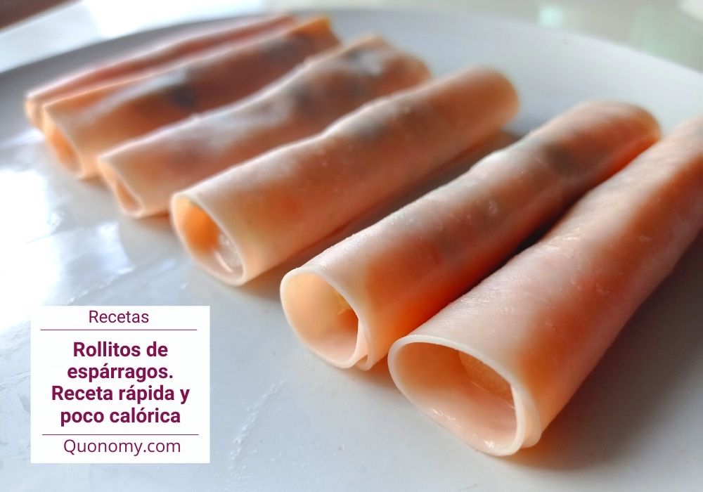 rollitos de espárragos paso a paso