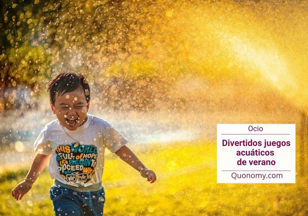 Juegos acuáticos en verano para niños y adolescentes
