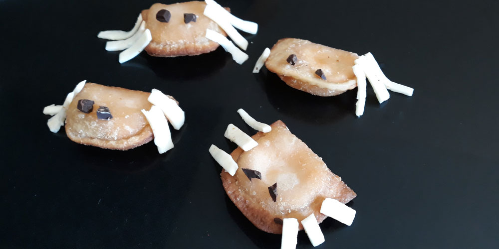 arañas de halloween para una merienda