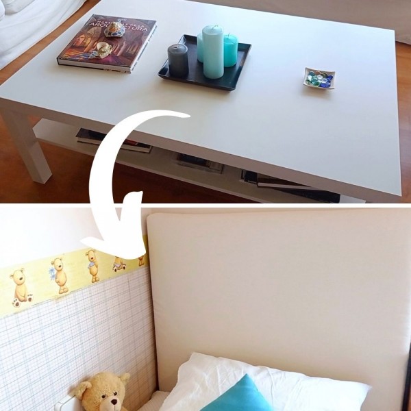 Cómo tapizar un cabecero de cama elaborado con una mesa reciclada