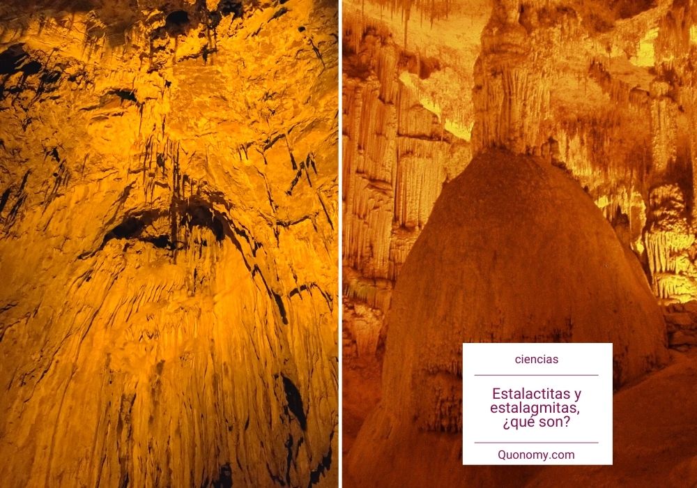 diferencia entre estalactitas y estalagmitas