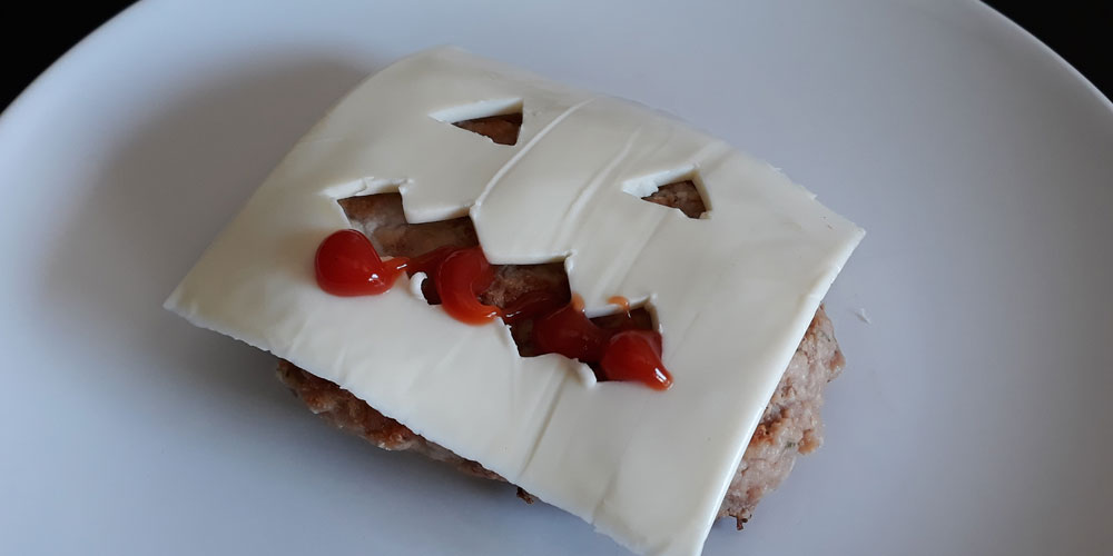 hamburguesas de halloween para merendar