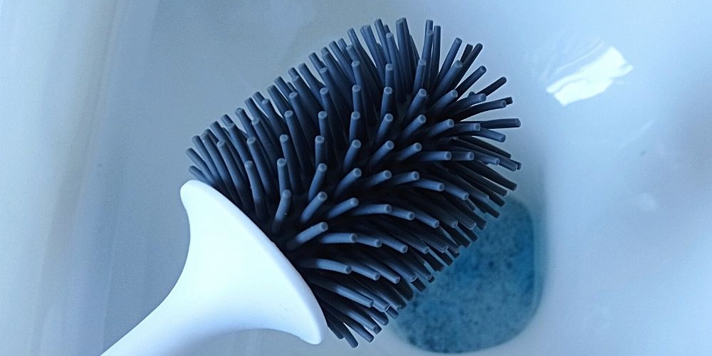 escobilla de silicona para el inodoro