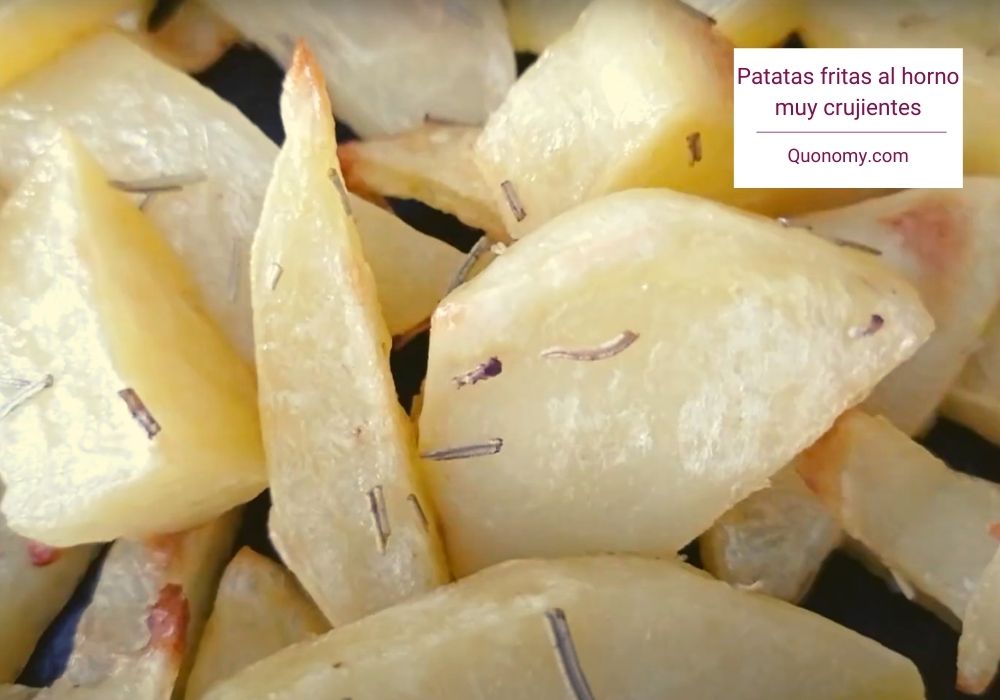 papas fritas al horno crujientes
