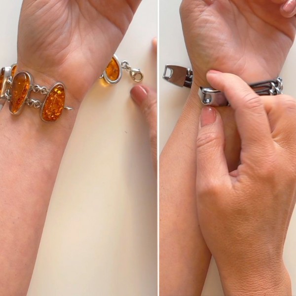 Cómo abrochar pulseras sin ayuda: 3 trucos fáciles