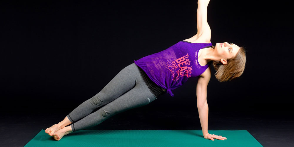 Plancha lateral para hacer abdominales oblicuos