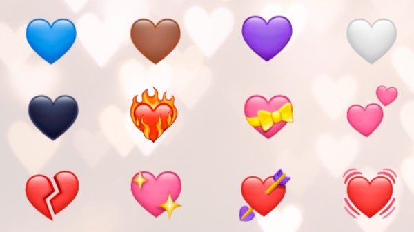 Qué significa el color de los corazones en WhatsApp y otros emojis de corazón