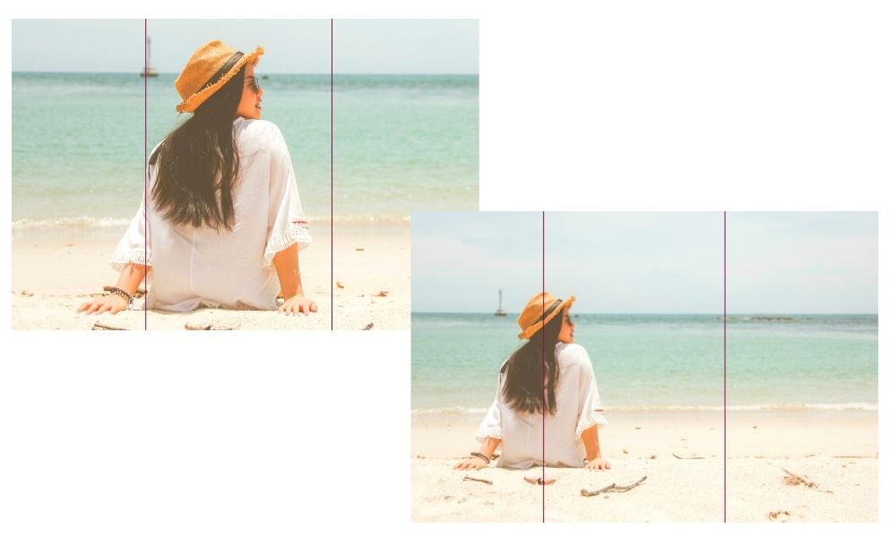 regla de tercios en fotografía