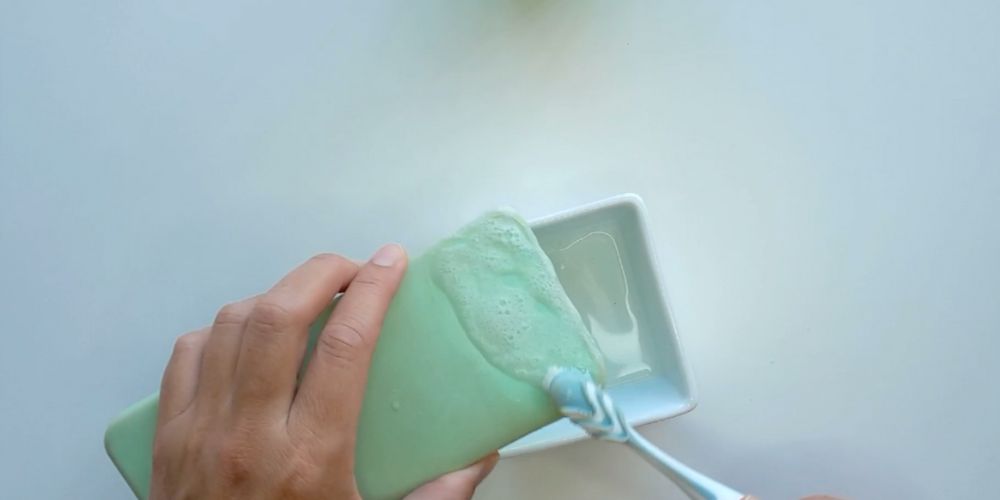 limpiar la funda de silicona con jabón