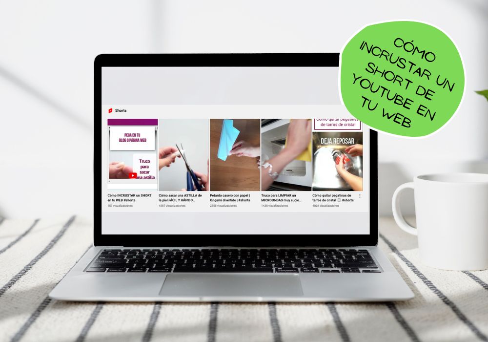 cómo incrustar un short de youtube en tu web