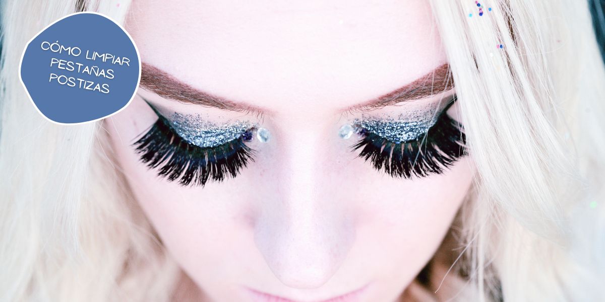 limpiar pestañas postizas