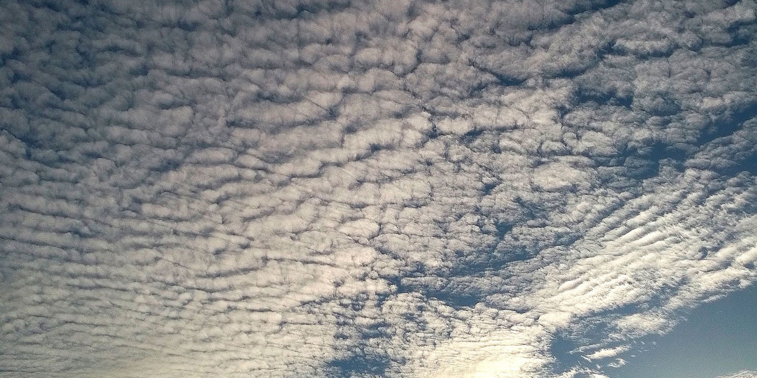 Nubes: cirrocúmulos