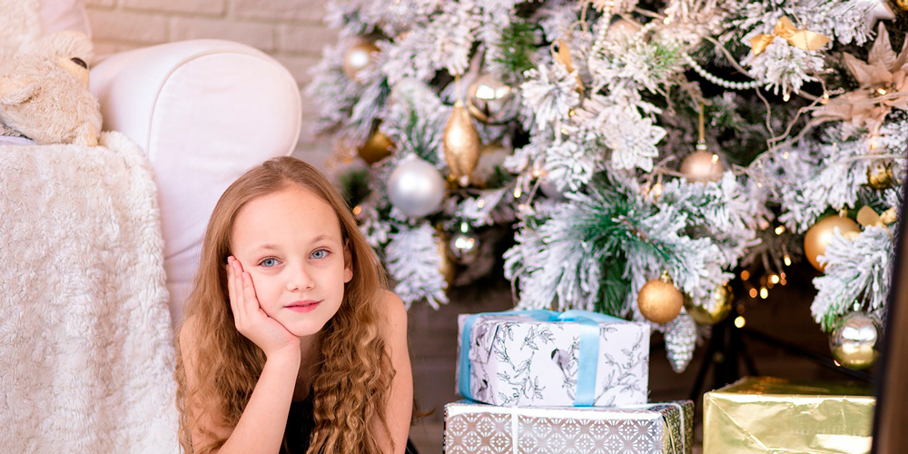 árbol de navidad blanco