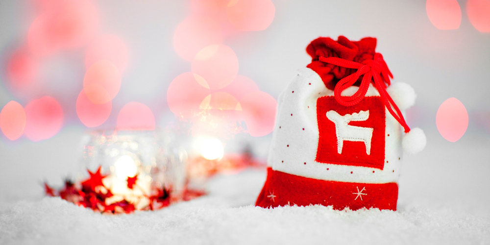 bolsa de regalo de navidad
