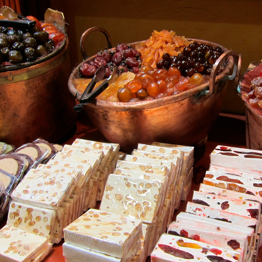 calorías de los dulces de Navidad